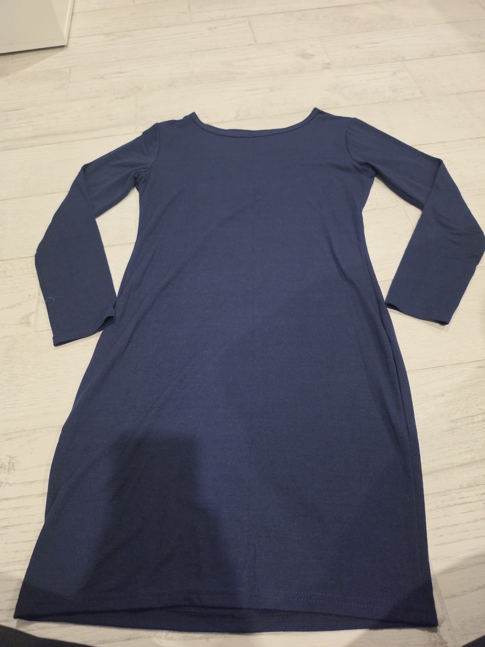 Target Navy Long-Sleeve Shift Dress